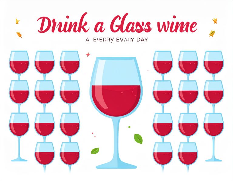 Firefly_Drik et glas rødvin hver dag 783463